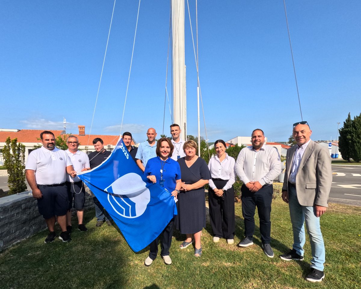 The Blue Flag flies at Marina Punat for the 28th time